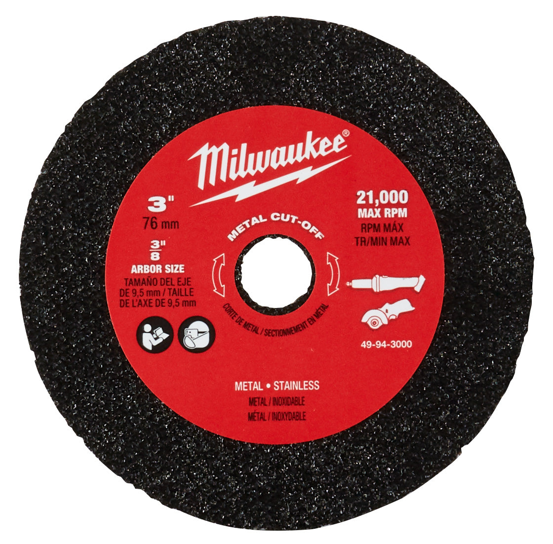 3 In. Cut Off Wheel 3 PK