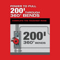 Milwaukee 2873A-22 M18 FUEL Angler 120' Steel Pulling Fish Tape Kit - Ace Tool Group - Milwaukee