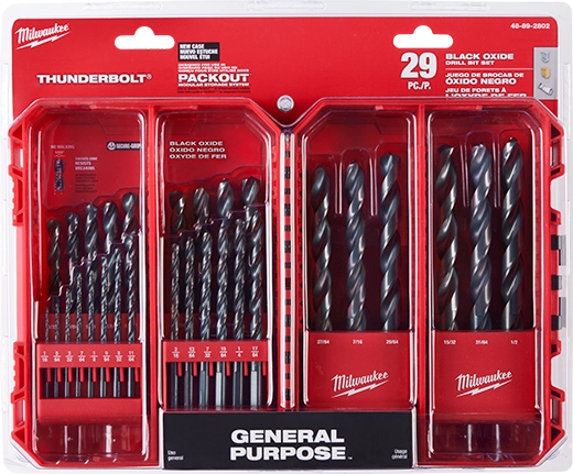 Milwaukee 48-89-2802 BIT 29PC THUNDERBOLT BLACK OXIDE SET - Ace Tool Group - Milwaukee