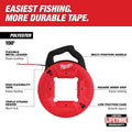 Milwaukee 48-22-4195 100' Polyester Fish Tape w/ Flexible Metal Leader - Ace Tool Group - Milwaukee
