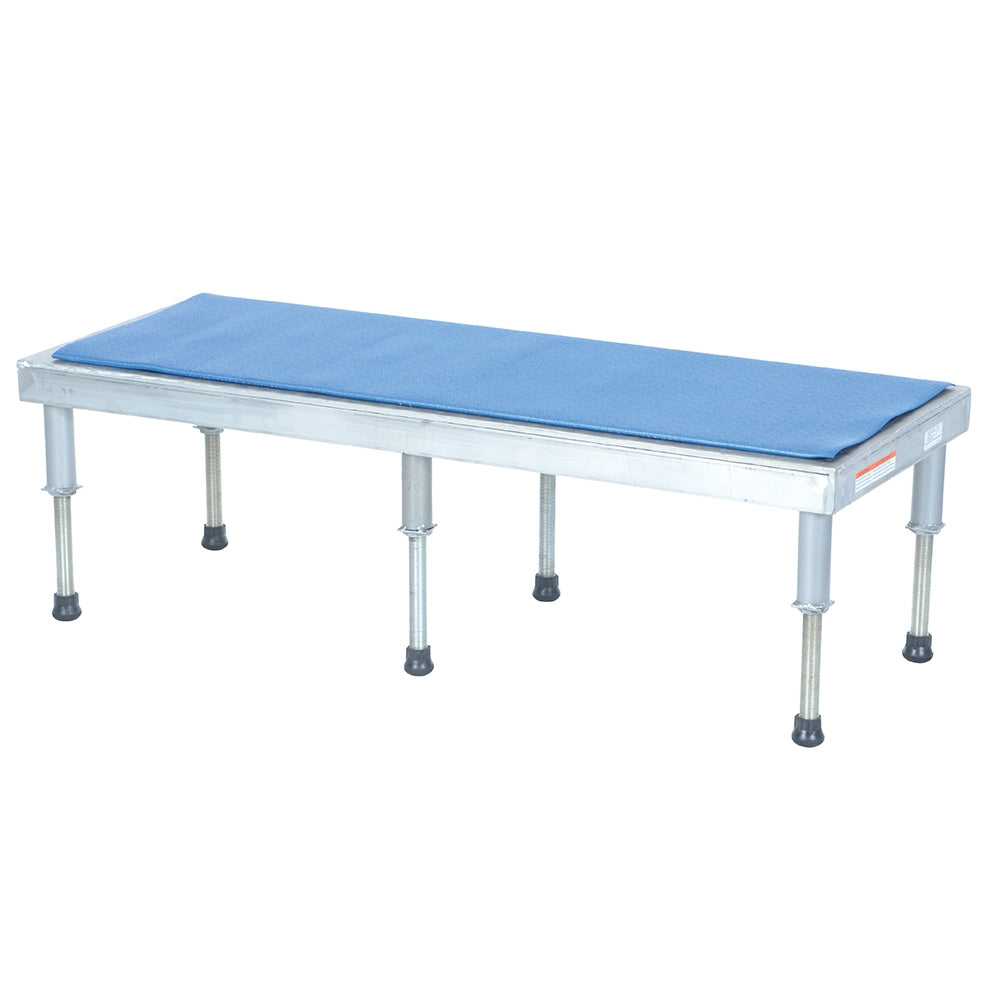 Vestil AHT-H-1948-A Adj Alum Stand 9-1/2-15-1/2 H 19 - Ace Tool Group - Vestil