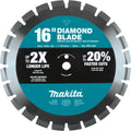 Makita E-02593 16in. Diamond Blade, Segmented - Ace Tool Group - Makita