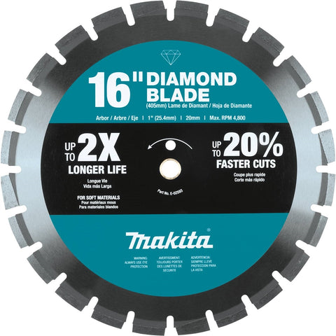 Makita E-02593 16in. Diamond Blade, Segmented - Ace Tool Group - Makita