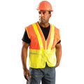 Occunomix LUX-SSLM2Z Premium Mesh Two-Tone Gloss Safety Vest - Ace Tool Group - Occunomix