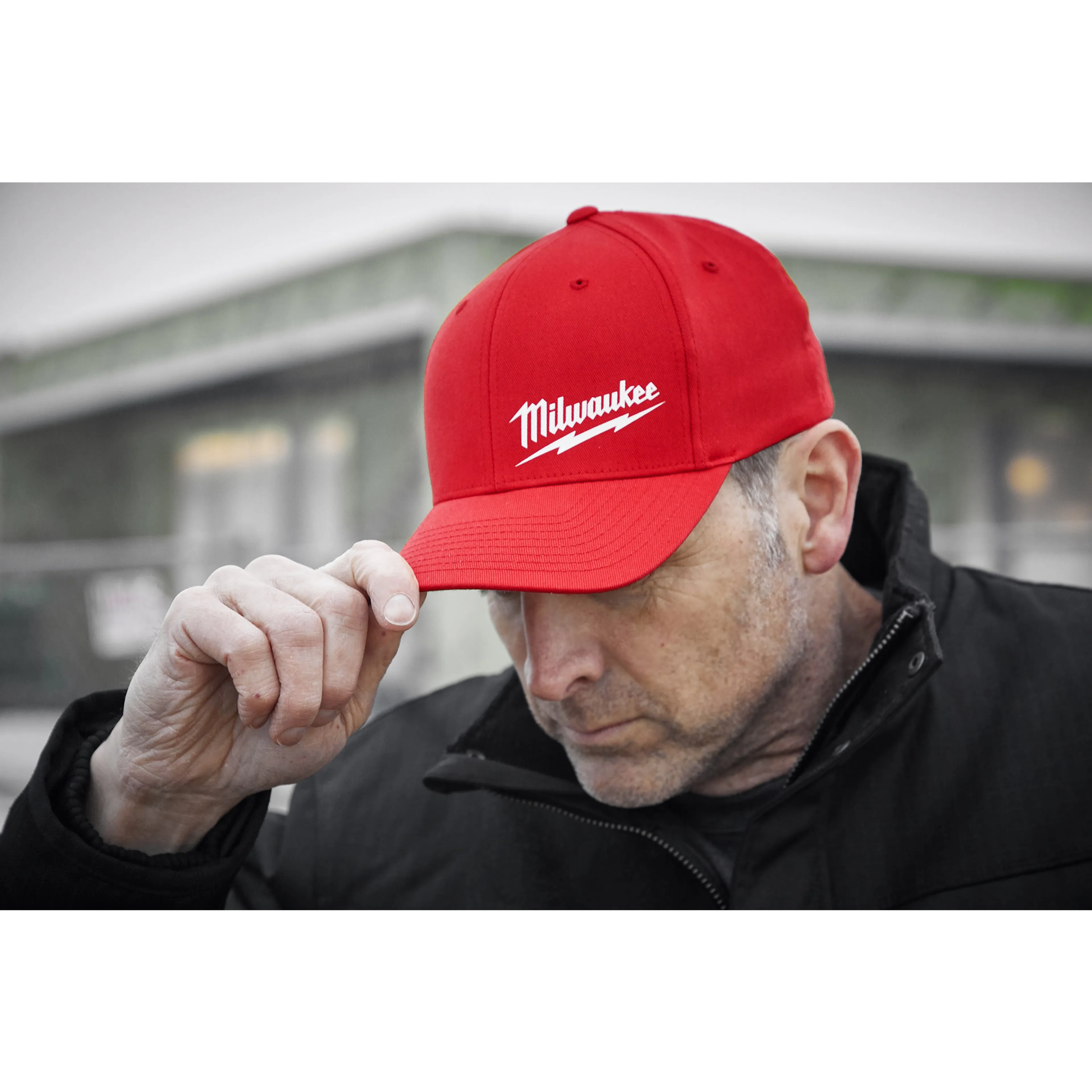Milwaukee 504R-LXL FF FITTED HAT - RED L/XL - Ace Tool Group - Milwaukee