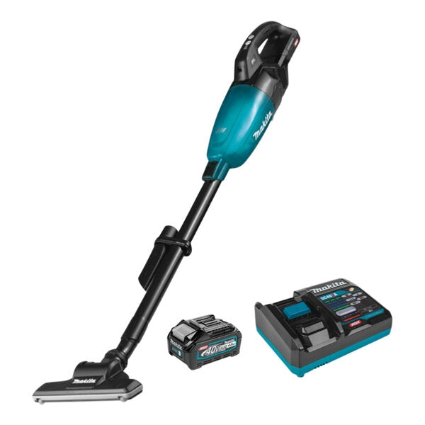 40V max XGT Brushless Cordless 4-Speed HEPA Filter Compact Stick Vacuum Kit, with one battery (4.0Ah) - Ace Tool Group - Makita