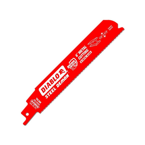 Diablo Tools 6" 14/18Tpi Bi-Metal Reciprocating Blades For Medium Metal (25-Pack) - Ace Tool Group - Diablo