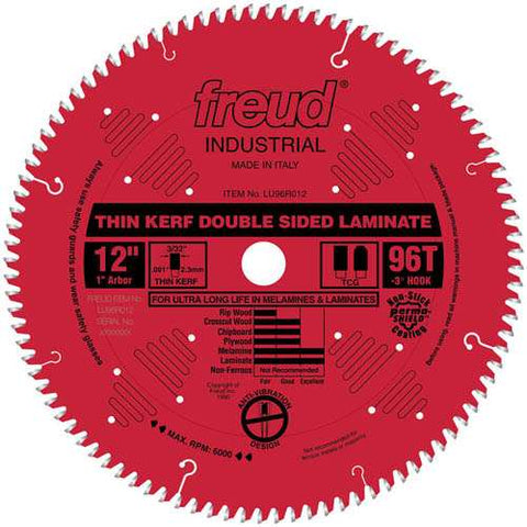 Freud Tools 12" Thin Kerf Double Sided Laminate/Melamine - Ace Tool Group - Freud