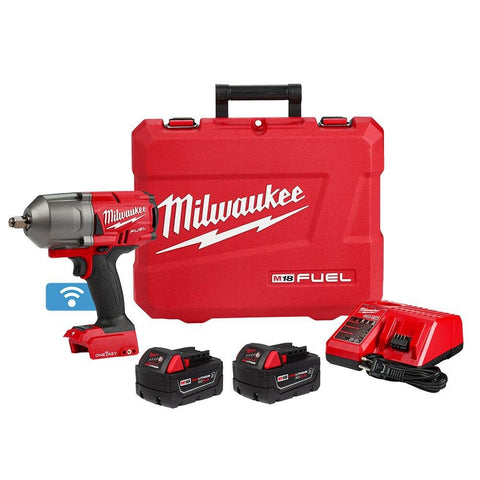 Milwaukee 2863-22R M18 FUEL w/ ONE-KEY High Torque Impact Wrench 1/2" Friction Ring Kit - Ace Tool Group - Milwaukee