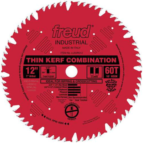 Freud Tools 12" Thin Kerf Combination Blade - Ace Tool Group - Freud