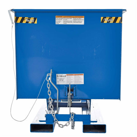Vestil D-100-LD Self-Dump Hopper Light-Duty 1 Cu Yd 2K - Ace Tool Group - Vestil