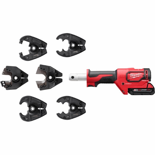 Milwaukee 2678-22BG M18 FORCE LOGIC 6T UTILITY CRIMPING KIT W/ D3 GROOVES & FIXED BG DIE - Ace Tool Group - Milwaukee