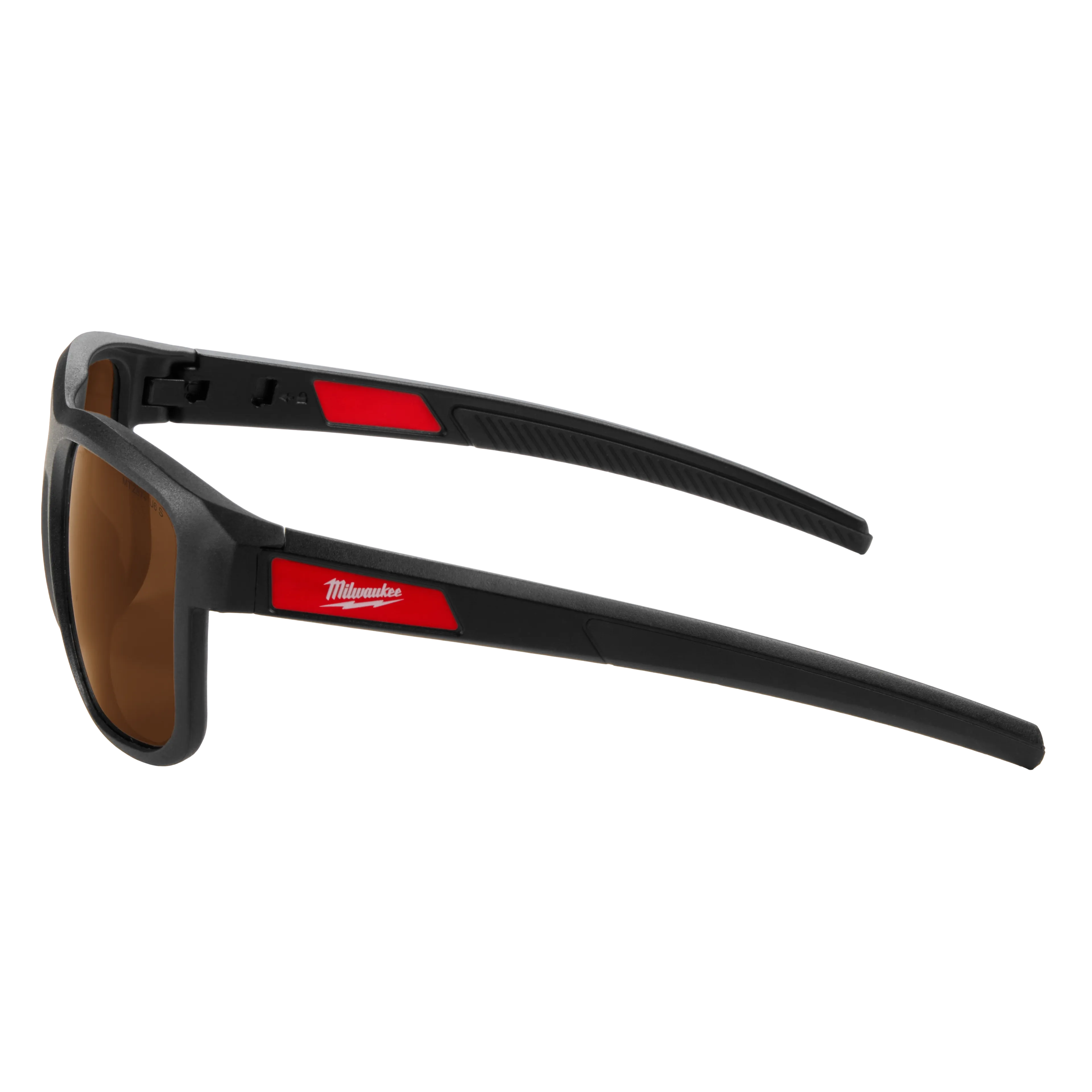Milwaukee 48-73-2516 Full Frame Safety Glasses with Removable Side Shields – Brown Anti-Scratch Lenses - Ace Tool Group - Milwaukee