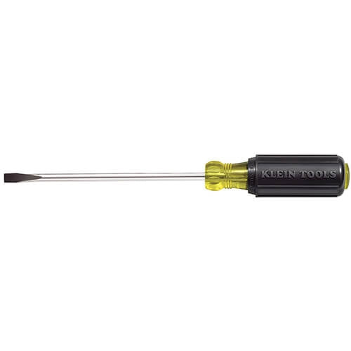 Klein 605-10 1/4 in. Cabinet Tip Screwdriver 10 in. Shank - Ace Tool Group - Klein