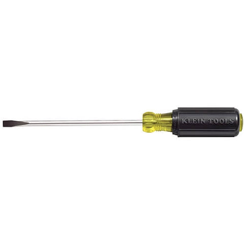 Klein 605-4 1/4 in. Cabinet Tip Screwdriver 4 in. Shank - Ace Tool Group - Klein