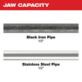 Milwaukee 49-16-2450B 1/2" IPS-P Press Jaw for M12 FORCE LOGIC Press Tool - Ace Tool Group - Milwaukee