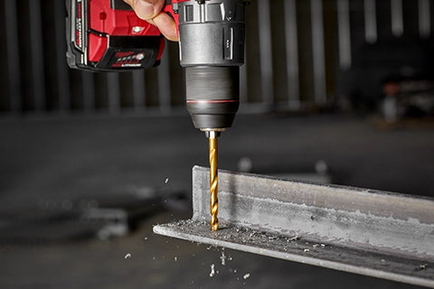 Milwaukee 48-89-4633 SHOCKWAVE RED HELIX Titanium Drill Bit Set -10 PC