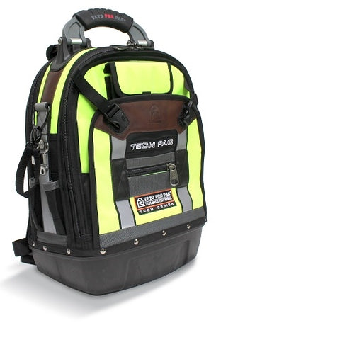 Veto Tech Pac VPP10063 Large Tool Backpack Hi-Viz Yellow - Ace Tool Group - Veto Pro Pac