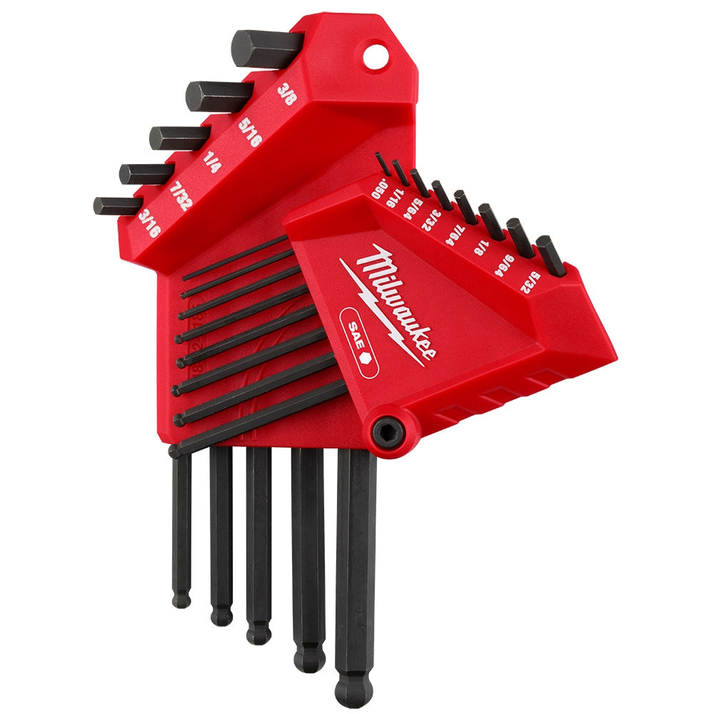 Milwaukee 13-Key Ball End  L-Key Set - SAE - Ace Tool Group - Milwaukee