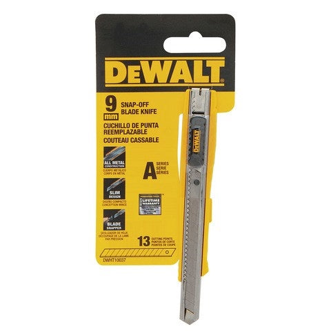 Dewalt Dwht10037 9Mm Snap-Off Knife - Ace Tool Group - DeWalt
