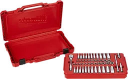 Milwaukee 48-22-9004 1/4" Drive 50pc Ratchet & Socket Set - SAE & Metric - Ace Tool Group - Milwaukee