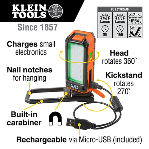Klein 56403 Rechargeable Personal Worklight - Ace Tool Group - Klein