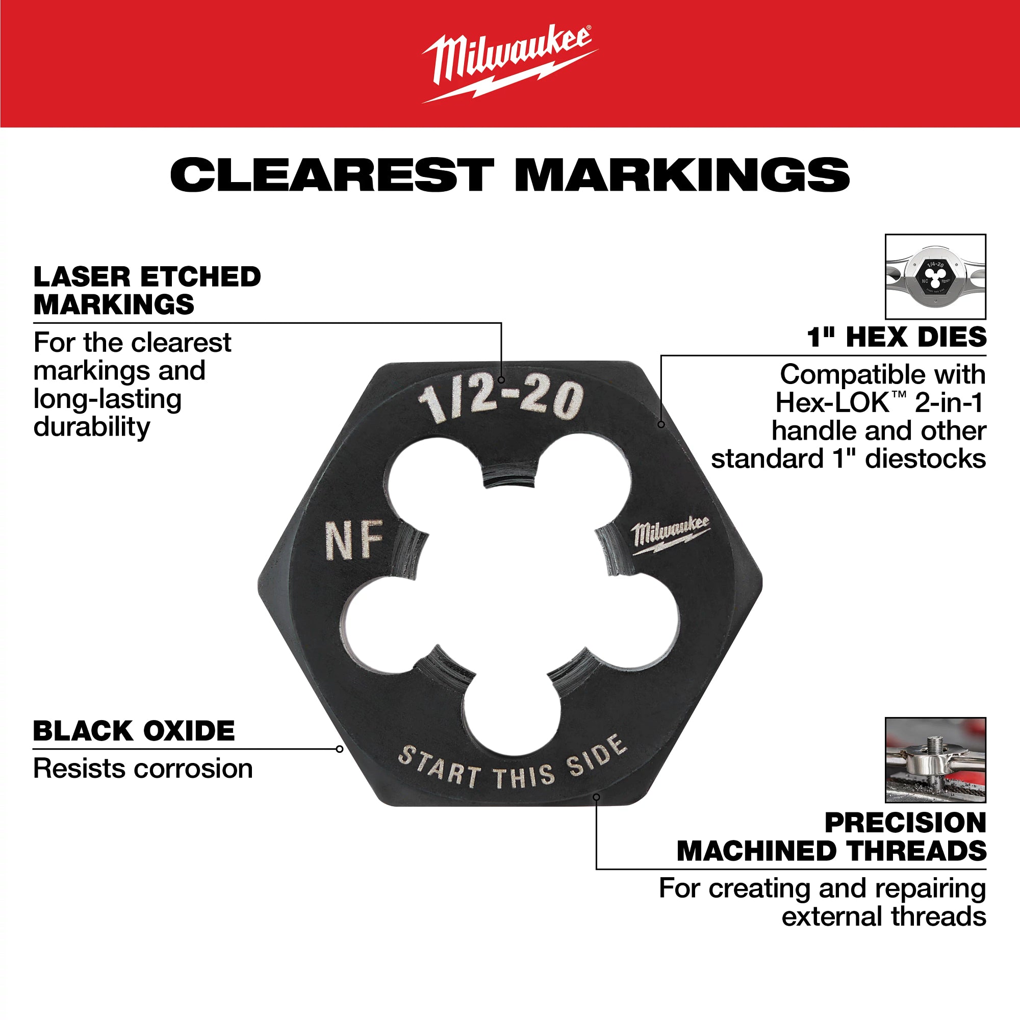 Milwaukee 49-22-5613 20PC Metric Tap & Drill Bit Set
