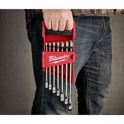 Milwaukee 48-22-9406 7pc. Ratcheting Wrench Set SAE - Ace Tool Group - Milwaukee
