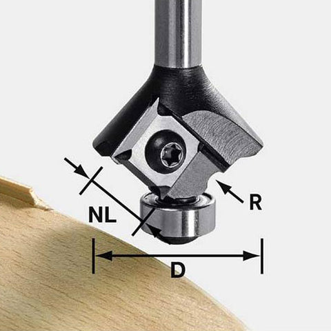 Festool 500369 Radius Cutter 3 mm MFK/KA65 - Ace Tool Group - Festool
