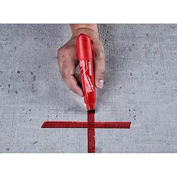Milwaukee 48-22-3266 INKZALL Extra Large Chisel Tip Red Marker 12 Pack - Ace Tool Group - Milwaukee