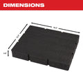 Milwaukee 48-22-8452 Customizable Foam Insert for PACKOUT  Drawer Tool Boxes - Ace Tool Group - Milwaukee