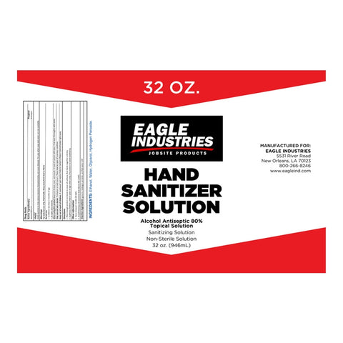 Eagle HS-32OZ Hand Sanitizer 32 Oz. Bottle - Ace Tool Group - Eagle