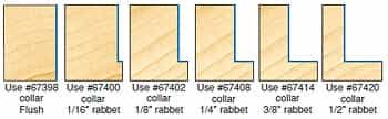 Amana Tool 67500 6-Pc Collar Kit - Ace Tool Group - Amana Tool