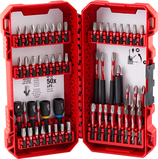 Milwaukee 48-32-4010 SHOCKWAVE Impact Duty Driver Bit Set- 54PC - Ace Tool Group - Milwaukee