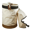 Klein 5104VT Leather Bottom Bucket with Top - Ace Tool Group - Klein