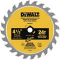 Dewalt Dwa412Tct 4 1/2In 24T Tct Saw Blade - Ace Tool Group - DeWalt