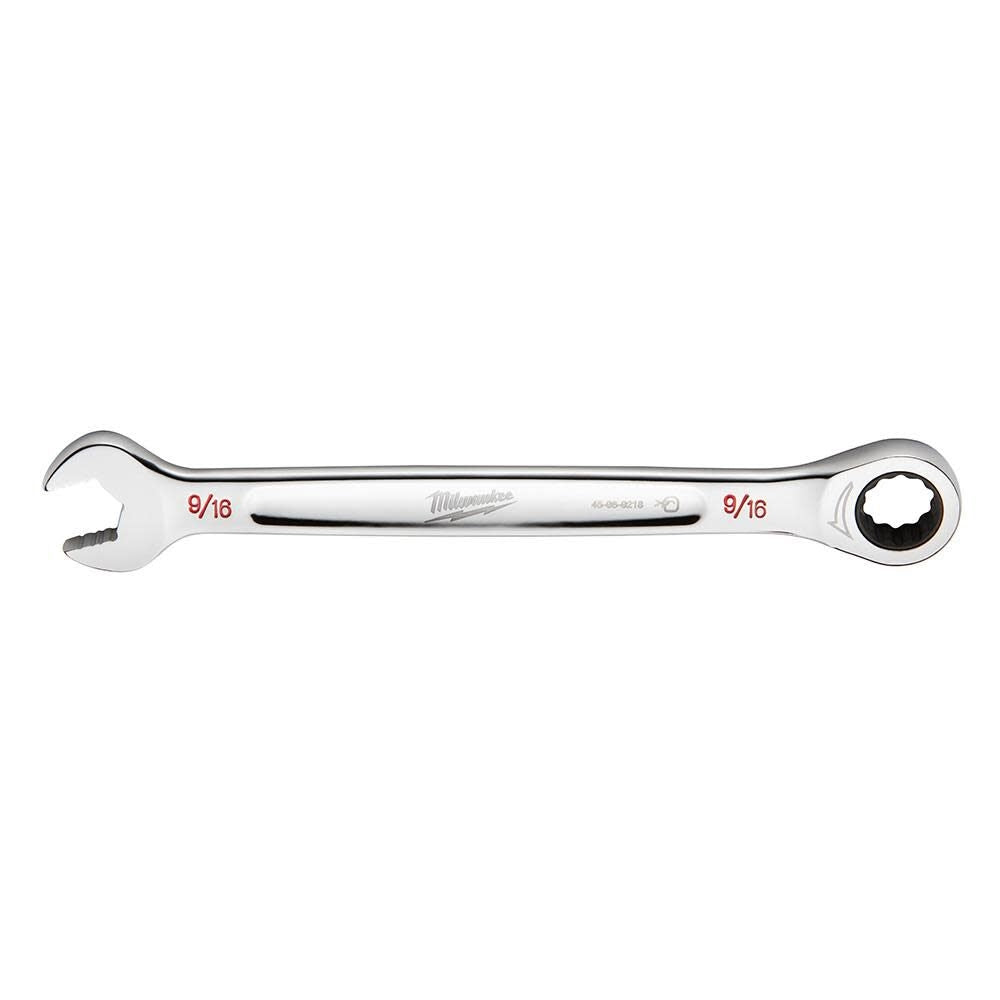 Milwaukee 45-96-9218 9/16" SAE RATCHETING COMBINATION WRENCH - Ace Tool Group - Milwaukee