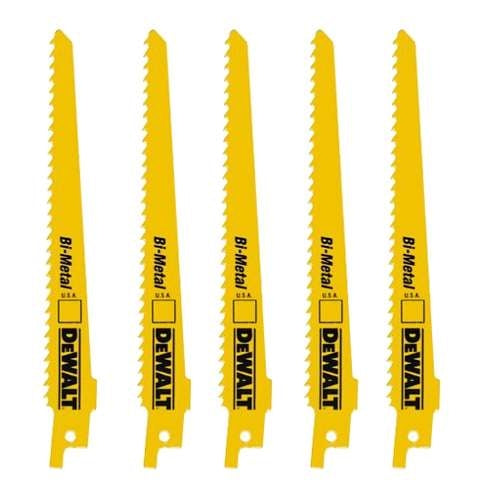 Dewalt Dw4804 12 6Tpi Bi-Metal Reciprocating Saw Blade (5 Pack) - Ace Tool Group - DeWalt