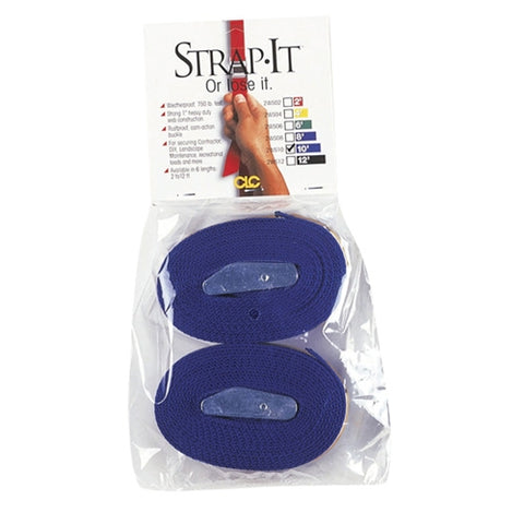 Custom LeatherCraft 2WS10 - 2-Pack 10' Blue Web Strap Tie Down - Ace Tool Group - Custom Leathercraft