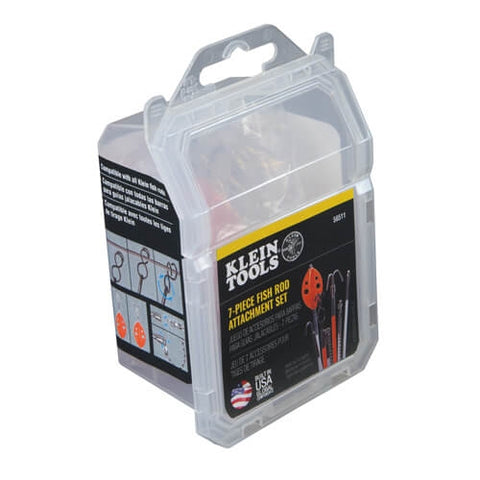 Klein 56511 Fish Rod Attachment Set, 7-Piece - Ace Tool Group - Klein