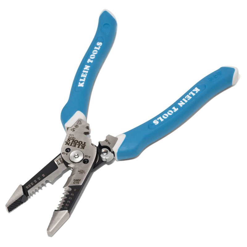 Klein 12075 Slim Forged Wire Stripper/Cutter, Straight Handle