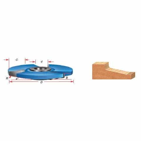Amana Tool Sc518 5/8" Stock R/Panel 1-1/4" Bore - Ace Tool Group - Amana Tool