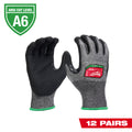 Milwaukee 48-73-7000B 12 Pair Cut Level 6 High-Dexterity Nitrile Dipped Gloves - Ace Tool Group - Milwaukee