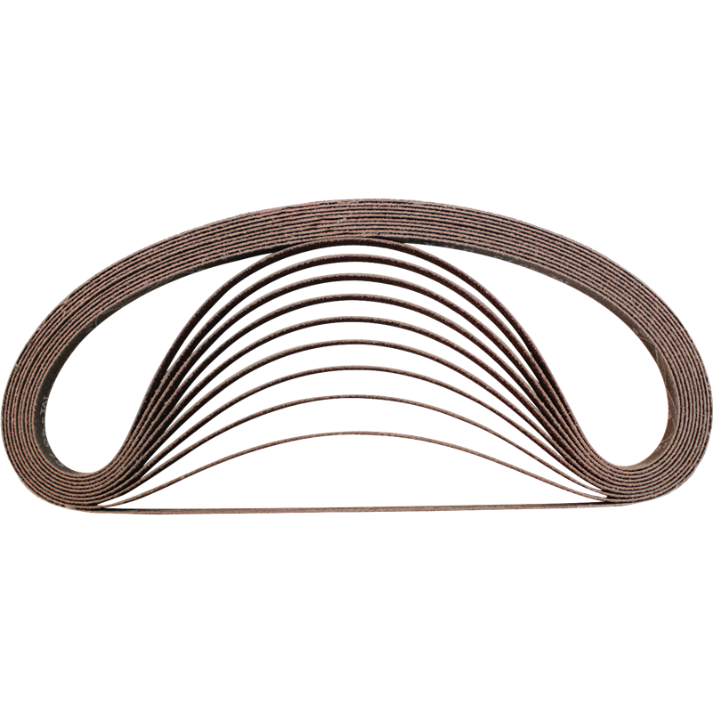 Makita A-34584 1/2 in. x 21 in. Abrasive Belt, 80 Grit, 10/pk - Ace Tool Group - Makita