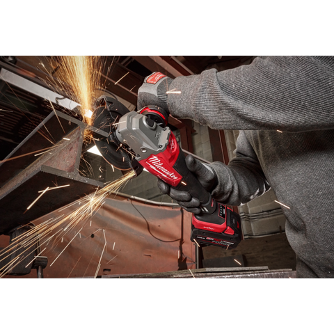 Milwaukee 3672-20 M18 FUEL 4-1/2"-6" Variable Speed Braking Grinder, Paddle Switch w/ ONE-KEY - Ace Tool Group - Milwaukee