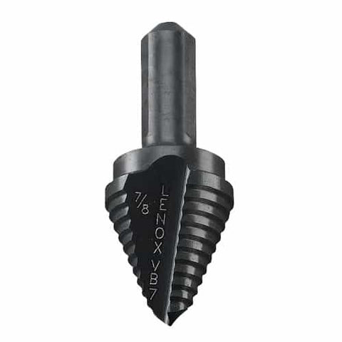 Lenox 30887-Vb7 Vari-Bit 7/8-Inch Step Drill Bit With 3/8-Inch Shank For 1/2 Inch Conduit - Ace Tool Group - Lenox