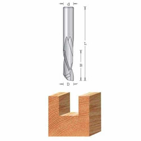 Amana Tool 46390 Solid Car.Compression 1/4" Diameter Router Bit - Ace Tool Group - Amana Tool