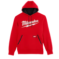 Milwaukee 352R-S Midweight Pullover Hoodie - Logo Red S - Ace Tool Group - Milwaukee