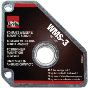 Bessey WMS-1 Magnet, magnetic square, 90/45 degrees, 66 lbs pull - Ace Tool Group - Bessey
