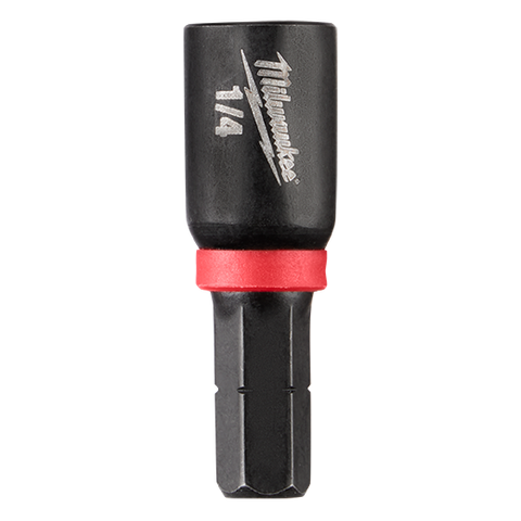 Milwaukee 49-66-4712 SHOCKWAVE Impact Duty 1/4" Insert Magnetic Nut Driver BULK 10 - Ace Tool Group - Milwaukee